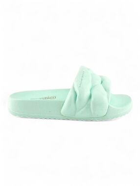 NWT Lemon Jelly Women's Cocoon Slides Platform Vegan Waterproof Braided Mint 7